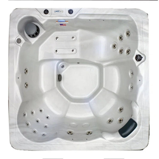 110 Volt 6 Person 29 - Jet Acrylic Square Plug and Play Hot Tub