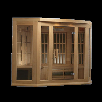 Dynamic Infrared Maxxus 3 - Person Bluetooth Compatible FAR Infrared Sauna in Hemlock