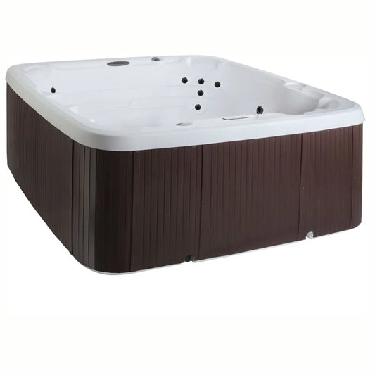 110 Volt 7-Person 22-Jet Square Plug and Play Hot Tub with Ozonator