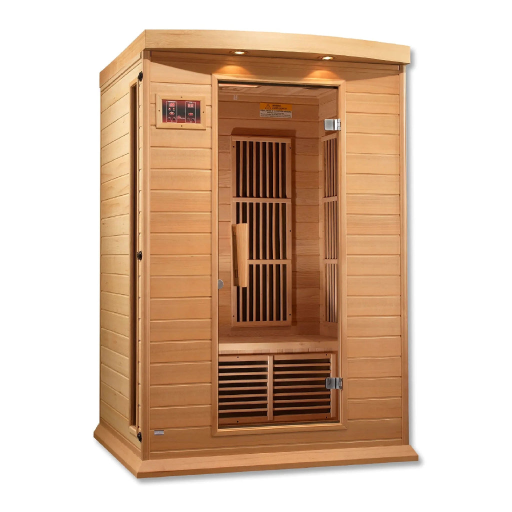 2-Person Low EMF (Under 8MG) FAR Infrared Sauna (Canadian Hemlock)