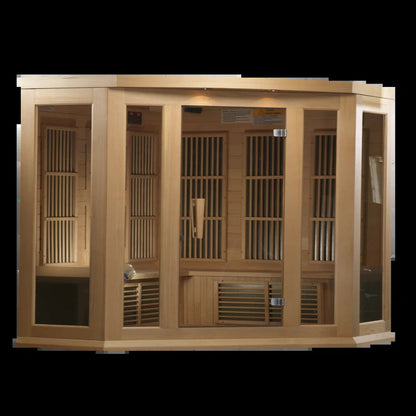 Dynamic Infrared Maxxus 3 - Person Bluetooth Compatible FAR Infrared Sauna in Hemlock
