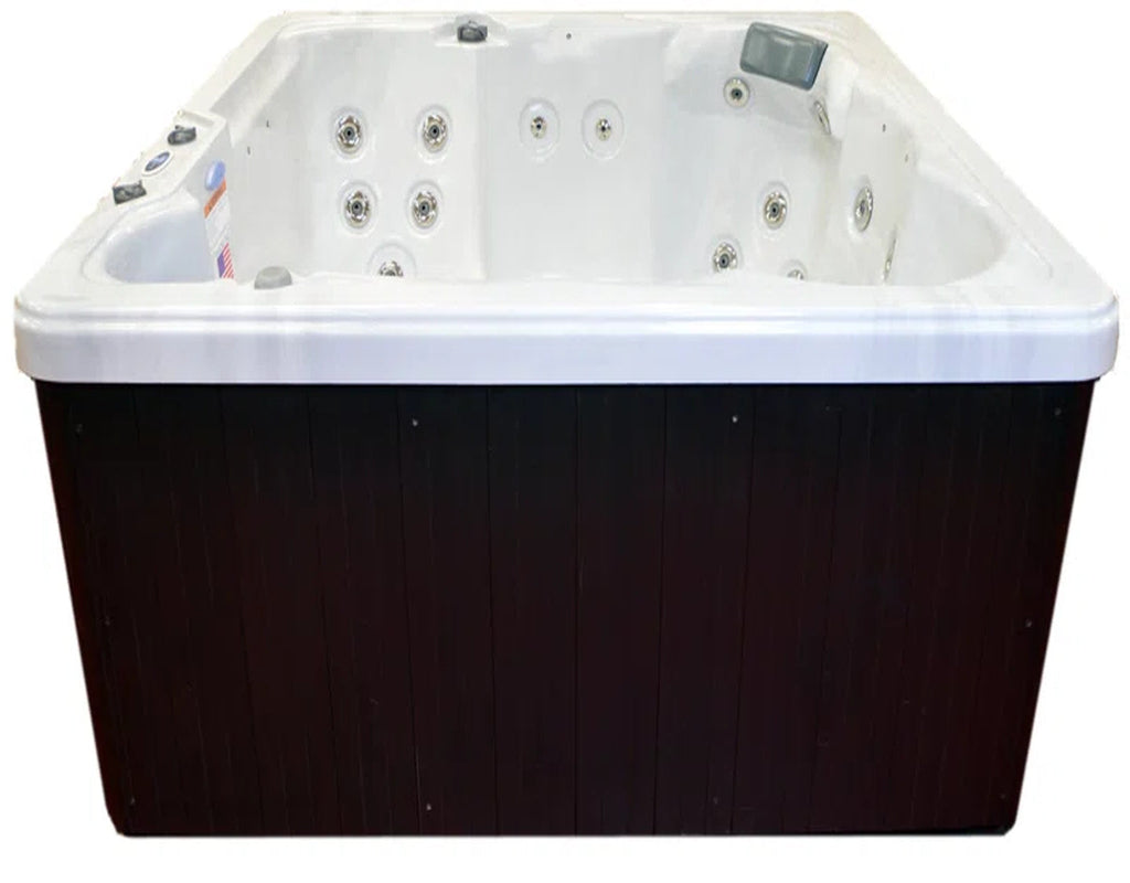 110 Volt 6 Person 29 - Jet Acrylic Square Plug and Play Hot Tub