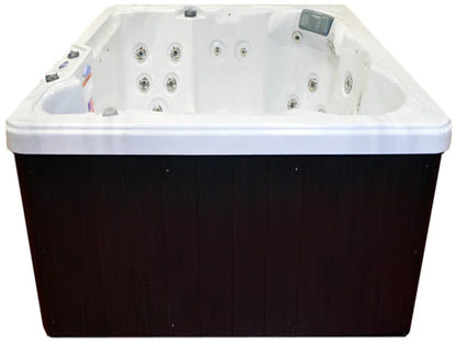 110 Volt 6 Person 29 - Jet Acrylic Square Plug and Play Hot Tub
