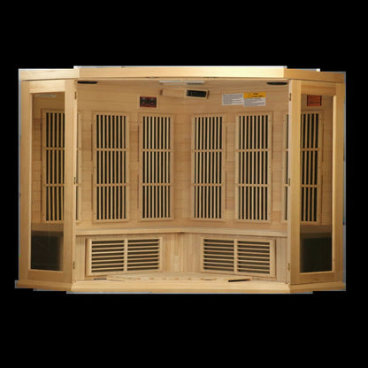 Dynamic Infrared Maxxus 3 - Person Bluetooth Compatible FAR Infrared Sauna in Hemlock