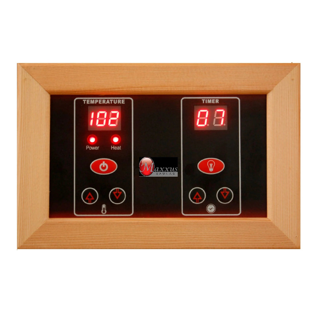 2-Person Low EMF (Under 8MG) FAR Infrared Sauna (Canadian Hemlock)